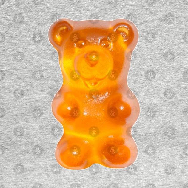 gummy bear (orange) by mystudiocreate